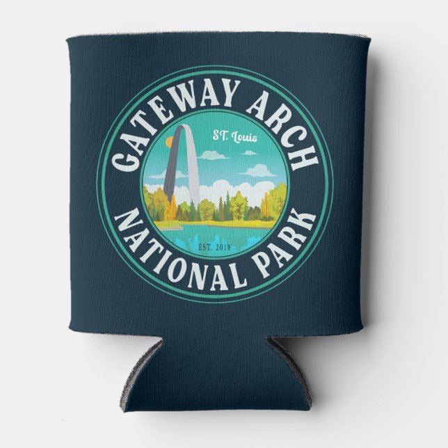 Gateway Arch National Park Saint Louis - Missouri  Can Cooler (Front)