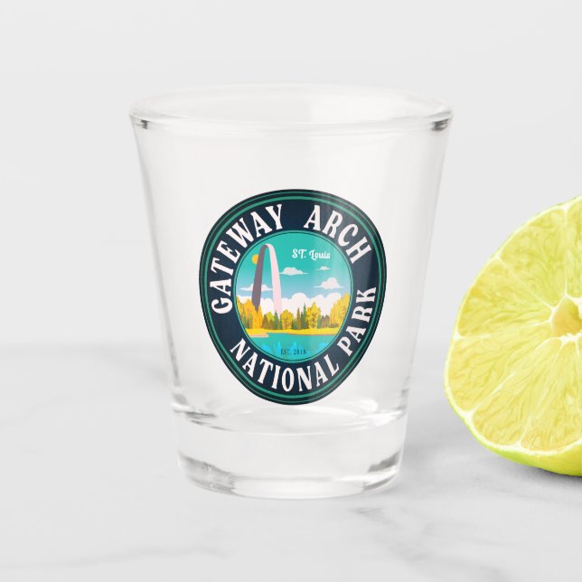 Gateway Arch National Park St. Louis - Missouri Shot Glass (Front)