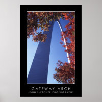 Gateway Arch Poster w/ Borders