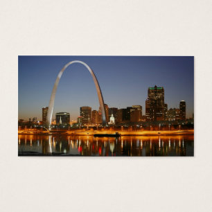 Gateway Arch St. Louis Mississippi at Night