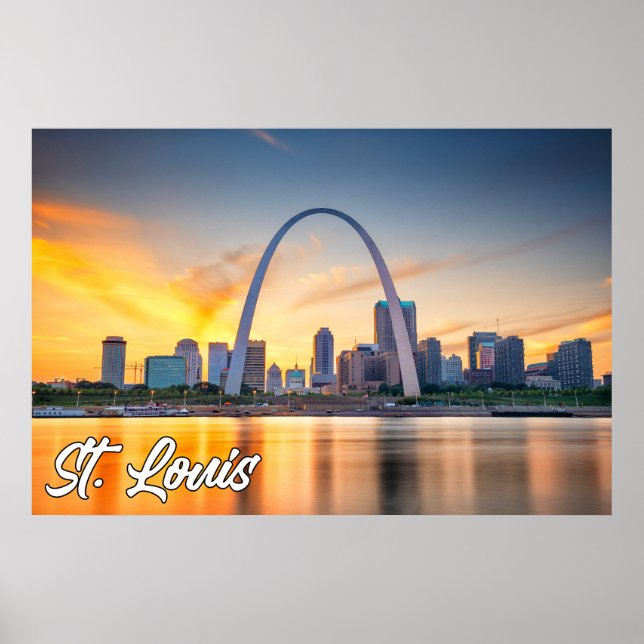 Gateway Arch, St. Louis, Missouri, USA Poster (Front)