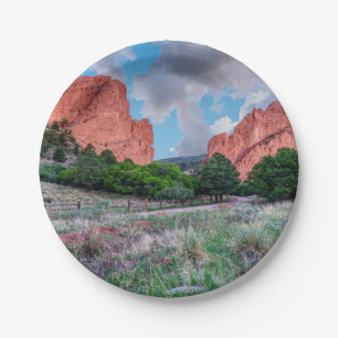Gateway Rocks Garden Of The Gods Paper Plates