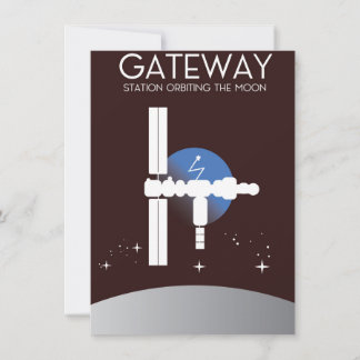 Gateway - Station orbiting the moon Invitation