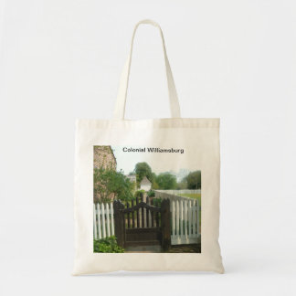 Gateway to 18th century Colonial Williamsburg Tote Bag