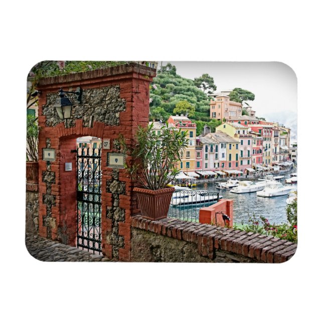 Gateway to Paradise in Portofino, Italia - Magnet (Horizontal)