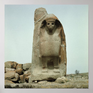 Gateway with carved Sphinx Poster