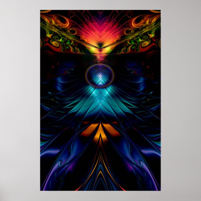 Gatez To The Starz Abstract Poster (Front)