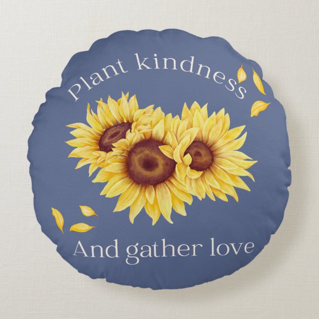Gather Love Round Pillow (Front)