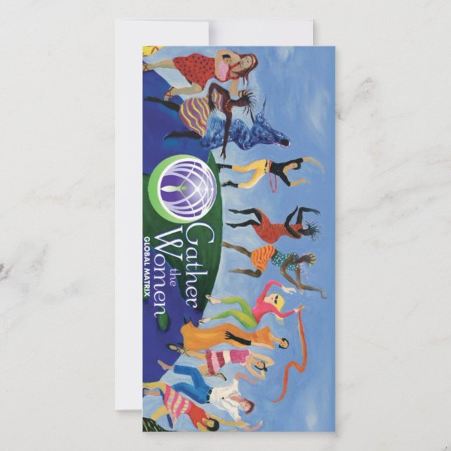 Gather the Women Logo Card (Front)