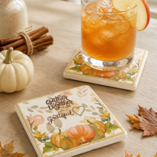 Gather Together Marble Coaster
