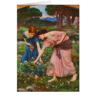 Gather Ye Rosebuds While Ye May by John Waterhouse