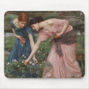 Gather Ye Rosebuds While Ye May Mouse Mat