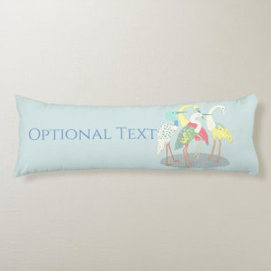 Gathered Cranes Body Cushion