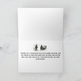 Gathered in Warmth • Grateful in Autumn Thank You Card