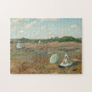 Gathering Autumn Flowers, 1894-5 (oil on canvas) Jigsaw Puzzle
