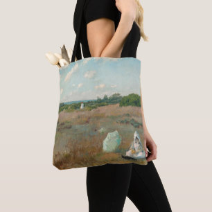 Gathering Autumn Flowers, 1894-5 (oil on canvas) Tote Bag