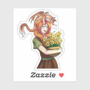 Gathering Flowers with a Dragon