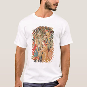 Gathering Grapes, detail of The Grape Harvest T-Shirt