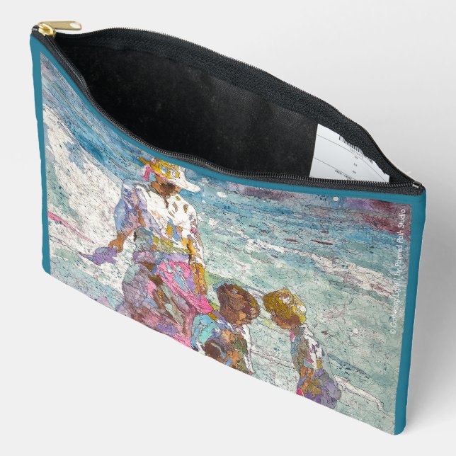 Gathering Light © – Fine Art Accessory Pouch (Open)