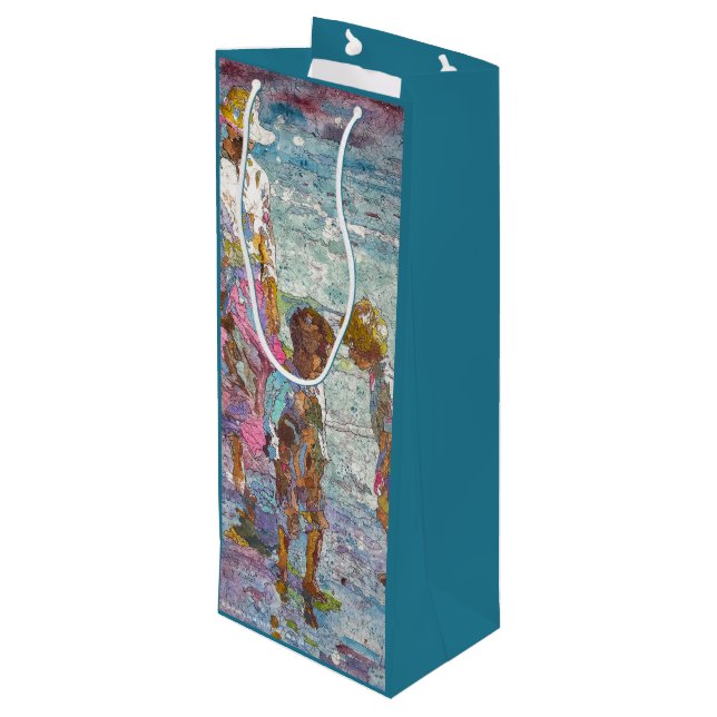 Gathering Light Wine Gift Bag (Back Angled)