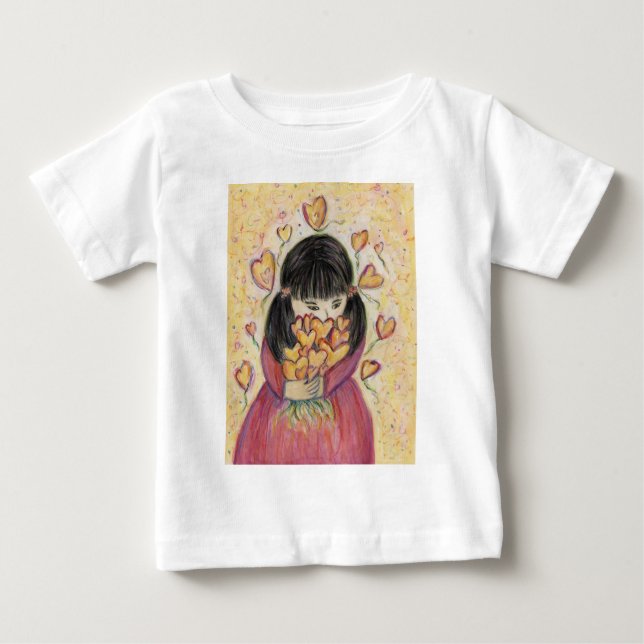 Gathering Love Hearts Art Custom Shirt (Front)