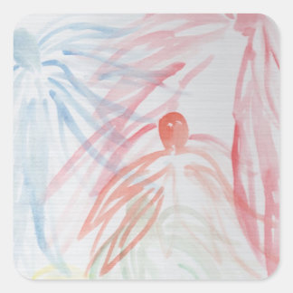 Gathering of Angels Square Sticker