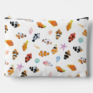 Gathering of Clownfish | Ocean Art Design Accessory Pouch