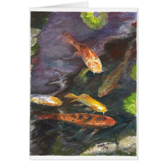 Gathering of Koi fish (Front)