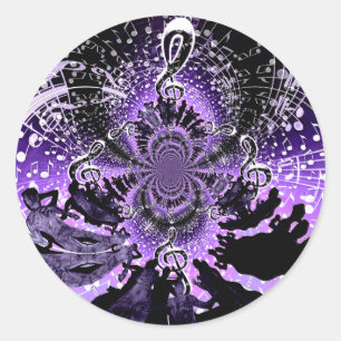 Gathering of Love_ Classic Round Sticker