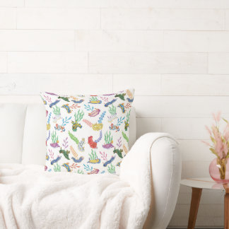 Gathering of Nudibranchs | Ocean Art Design Cushion