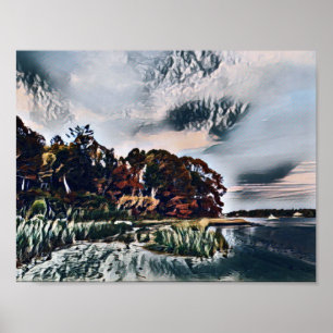 Gathering Storm Clouds Poster