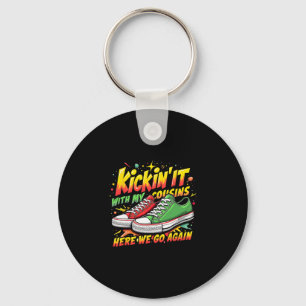 Gathering Trip Kickin’ It With The Kins Black Fami Key Ring