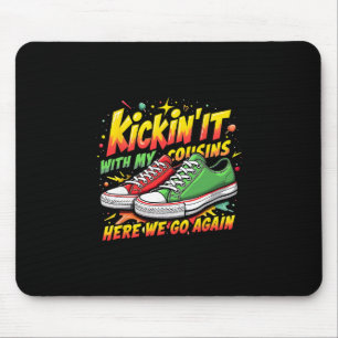 Gathering Trip Kickin’ It With The Kins Black Fami Mouse Mat
