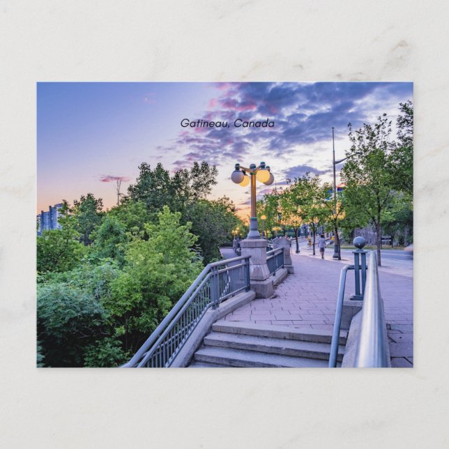 Gatineau, Canada cityscape photograph Postcard (Front)