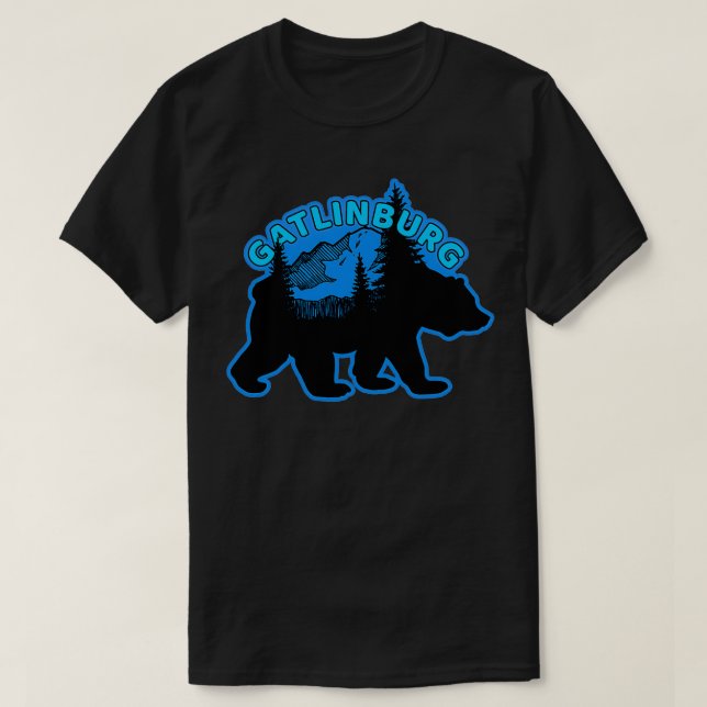 Gatlinburg Black Bear T-Shirt (Design Front)