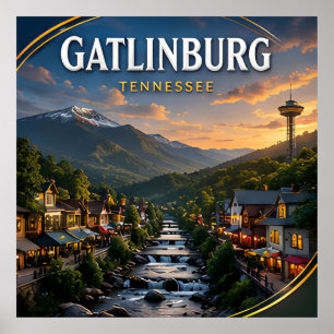 Gatlinburg Great Smoky Mountains Poster