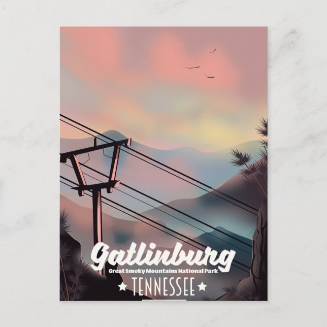 Gatlinburg Great Smoky Mountains Tennessee Postcard (Front)