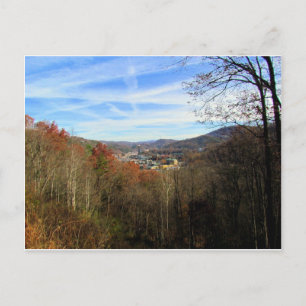 GatlinBurg in the Distance Postcard