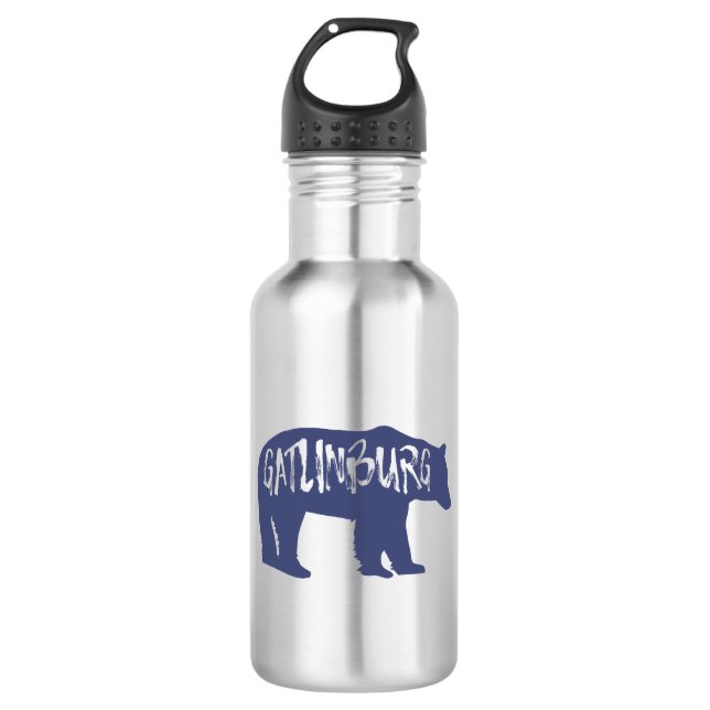 Gatlinburg Tennessee Bear 532 Ml Water Bottle (Front)
