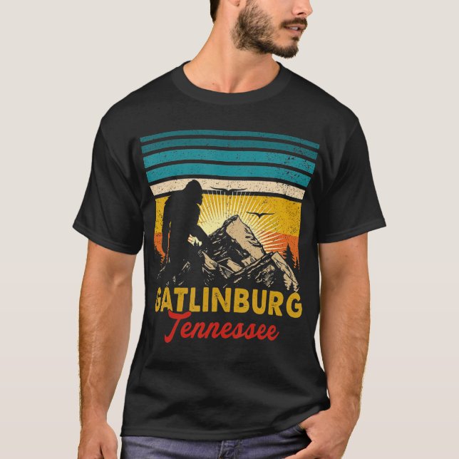 Gatlinburg Tennessee Bigfoot National Park T-Shirt (Front)