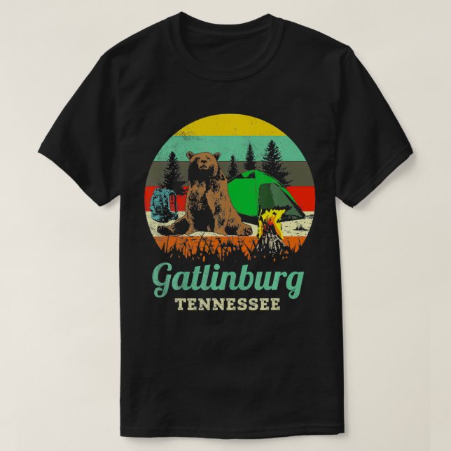Gatlinburg Tennessee Gift Great Smokey Mountains C T-Shirt (Design Front)