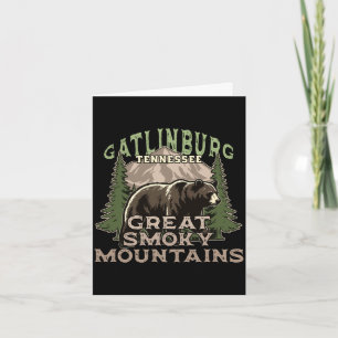 Gatlinburg tennessee great smoky mountains card