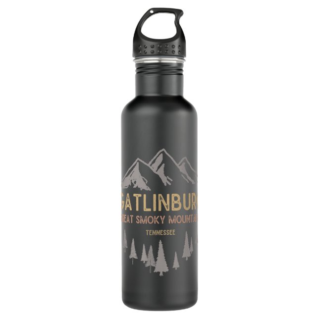 Gatlinburg Tennessee  Great Smoky Mountains Souven 710 Ml Water Bottle (Front)