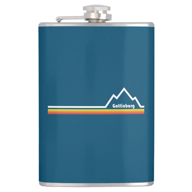 Gatlinburg, Tennessee Hip Flask (Front)