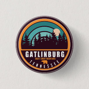 Gatlinburg Tennessee Mountains Souvenirs 3 Cm Round Badge
