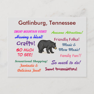 Gatlinburg Tennessee Postcard