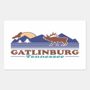 Gatlinburg Tennessee Rectangular Sticker