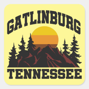 Gatlinburg,Tennessee Square Sticker