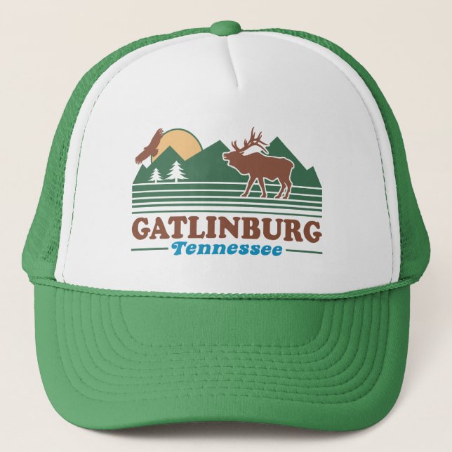 Gatlinburg Tennessee Trucker Hat (Front)