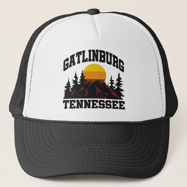 Gatlinburg,Tennessee Trucker Hat (Front)
